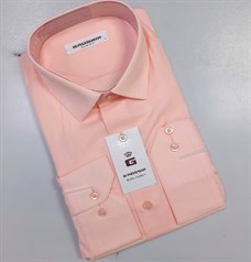 Сорочка мужская персиковая