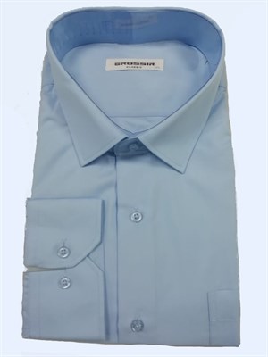 Сорочка классическая 5XL однотонная 2450