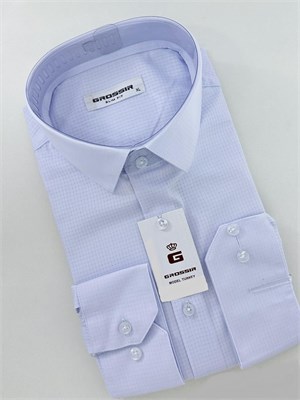 Сорочки светлые приталенные 2523