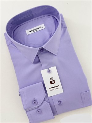 Сорочка мужская фиолетовая 2365