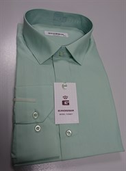 Сорочка мужская фисташка 2383